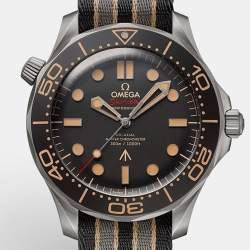 Omega Brown Titanium NATO Seamaster 007 Edition 210.92.42.20.01.001 Men's Wristwatch 42 mm