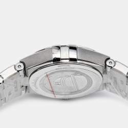 Pre Owned Omega Silver White Stainless Steel Constellation 131.10.25.60.02.001 Women's Wristwatch 25 mm
