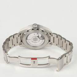 Omega Silver Stainless Steel Seamaster Aqua Terra 220.10.38.20.52.001 Automatic Women's Wristwatch 38 mm
