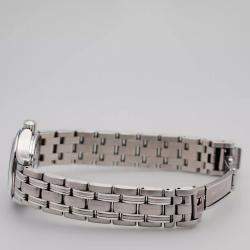 Omega Blue Stainless Steel Seamaster Jacques Mayol Limited Edition 25880 Quartz Women's Wristwatch 27 mm 
