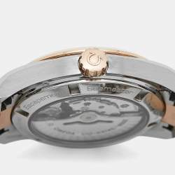 Omega Black 18K Rose Gold Stainless Steel Diamond Seamaster Aqua Terra 231.20.39.21.51.002 Women's Wristwatch 38.50 mm