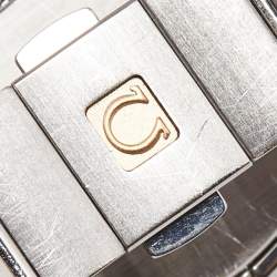 Omega Silver Stainless Steel Constellation 123.10.24.60.02.001 Women's Wristwatch 24 mm