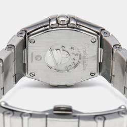 Omega Silver Stainless Steel Constellation 123.10.24.60.02.001 Women's Wristwatch 24 mm