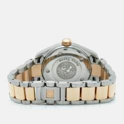 Omega Mother Of Pearl Diamond 18K Rose Gold Stainless Steel Seamaster Aqua Terra 2365.75.00 Women's Wristwatch 29.20 mm