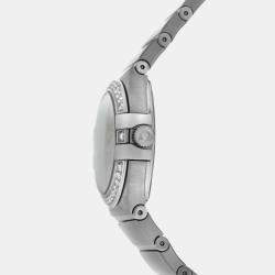 Omega White MOP Stainless Steel Diamond Constellation 123.15.27.60.55.002 Quartz Women's Wristwatch 27 mm