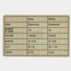 Omega White MOP Stainless Steel Diamond Constellation 123.15.27.60.55.002 Quartz Women's Wristwatch 27 mm
