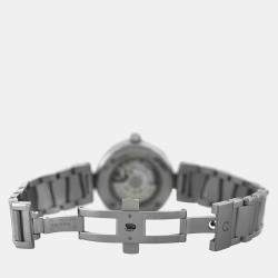 Pre Owned Omega Ladymatic 425.30.34.20.57.004 Automatic Grey Stainless Steel Women's Wristwatch 34mm