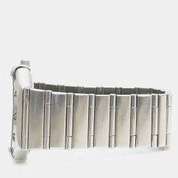 Pre Owned Omega Constellation Quartz Silver Stainless Steel Women's Wristwatch 35 mm