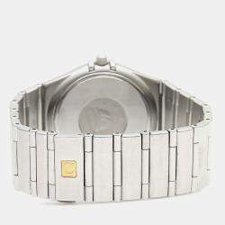 Pre Owned Omega Constellation Quartz Silver Stainless Steel Women's Wristwatch 35 mm