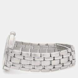 Pre Owned Omega Seamaster 2511.31 Quartz Silver Stainless Steel Women's Wristwatch 36 mm