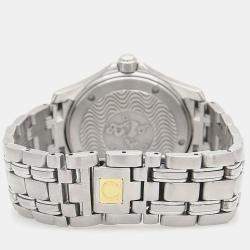 Pre Owned Omega Seamaster 2511.31 Quartz Silver Stainless Steel Women's Wristwatch 36 mm