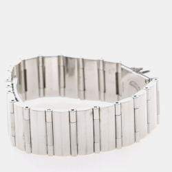 Pre Owned Omega Constellation 1528.46 Quartz Black Stainless Steel Women's Wristwatch 21 mm