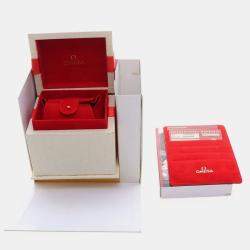 Pre Owned Omega Constellation 1528.46 Quartz Black Stainless Steel Women's Wristwatch 21 mm