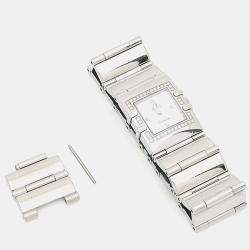 Pre Owned Omega Constellation Quartz MOP Stainless Steel Women's Wristwatch 19 mm