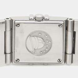 Pre Owned Omega Constellation Quartz MOP Stainless Steel Women's Wristwatch 19 mm