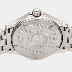 Pre Owned Omega Seamaster Quartz Stainless Steel Mens Wristwatch 36 mm