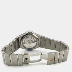 Pre Owned Omega Constellation 123.10.35.20.52.002 Automatic Silver Diamond Stainless Steel Women's Wristwatch 35 mm