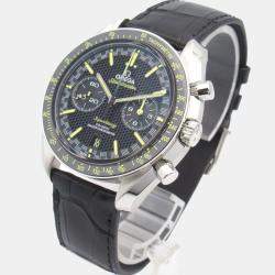 Pre Owned Omega Speedmaster 329.30.44.51.01.003 Automatic Black Stainless Steel Women's Wristwatch 44 mm