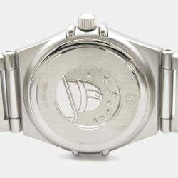 Pre Owned Omega Constellation 1466.63 Quartz White Stainless Steel Women's Wristwatch 23 mm