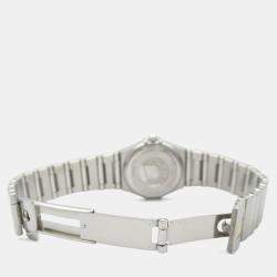 Pre Owned Omega Constellation 1466.63 Quartz White Stainless Steel Women's Wristwatch 23 mm