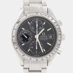 Pre Owned Omega Speedmaster Chronograph 3513.50 Automatic Black Stainless Steel Men's Wristwatch 39mm