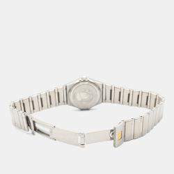 Pre Owned Omega Constellation 1460.79 Automatic White Stainless Steel Women's Wristwatch 23 mm