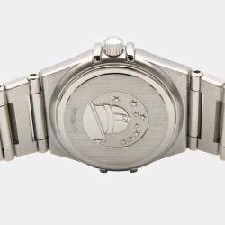 Pre Owned Omega Constellation 1460.79 Automatic White Stainless Steel Women's Wristwatch 23 mm
