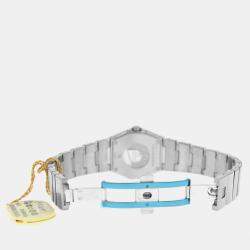 Pre Owned Omega Constellation 123.15.27.60.55.002 Quartz White diamonds stainless steel Women's Wristwatch 27 mm