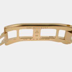 Pre Owned Omega Constellation 131.55.29.20.55.002 Automatic White diamonds 18k gold Women's Wristwatch 29 mm