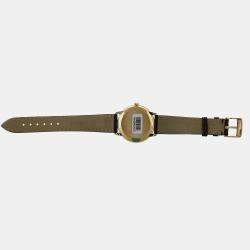 Pre Owned Omega De Ville Prestige 42458332055002 Automatic White diamonds 18k yellow gold Women's Wristwatch 33 mm