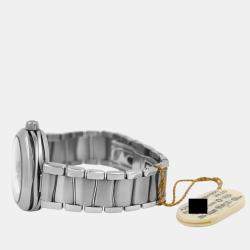 Pre Owned Omega Ladymatic 425.30.34.20.01.001 Automatic Black stainless steel Women's Wristwatch 34 mm