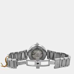 Pre Owned Omega Ladymatic 425.30.34.20.01.001 Automatic Black stainless steel Women's Wristwatch 34 mm