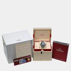 Pre Owned Omega Ladymatic 425.30.34.20.01.001 Automatic Black stainless steel Women's Wristwatch 34 mm