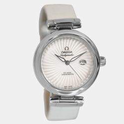 Pre Owned Omega Ladymatic 425.33.34.20.05.001 Automatic White stainless steel Women's Wristwatch 34 mm