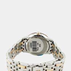 Pre Owned Omega De Ville Prestige 424.20.27.60.52.003 Quartz Silver Dial 18K Rose Gold Stainless Steel Diamond Women's Wristwatch 27 mm