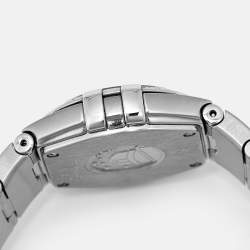 Pre Owned Omega Constellation 123.10.24.60.51.001 Black Dial Diamond Stainless Steel Women's Wristwatch 24 mm