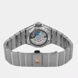 Pre Owned Omega Constellation 123.15.27.20.05.001 Automatic Diamonds MOP Stainless Steel Women's Wristwatch 27 mm