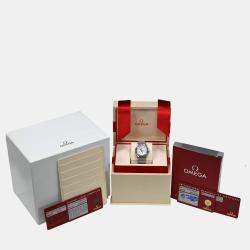 Pre Owned Omega Constellation 123.15.27.20.05.001 Automatic Diamonds MOP Stainless Steel Women's Wristwatch 27 mm