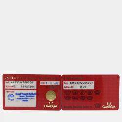 Pre Owned Omega Ladymatic 425.33.34.20.05.001 Automatic Mother of Pearl Stainless Steel Women's Wristwatch 34 mm