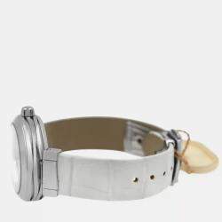 Pre Owned Omega Ladymatic 425.33.34.20.05.001 Automatic Mother of Pearl Stainless Steel Women's Wristwatch 34 mm