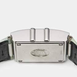 مملوكة مسبقًا ساعه يد نسائية أوميغا Constellation 1847.74.41 صدف ألماس ستانلس ستيل حزام جلد تمساح 28 مم