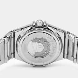 Pre Owned ساعة يد نسائية أوميغا كونستليشن 1561.71.00 ميناء صدف فولاذ مقاوم للصدأ 22.50 مم