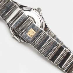 Pre Owned ساعة يد نسائية أوميغا كونستليشن 1561.71.00 ميناء صدف فولاذ مقاوم للصدأ 22.50 مم