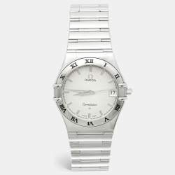 Pre Owned Omega Constellation 1512.30.00 Silver Dial Stainless Steel Women Wristwatch 33.50 mm