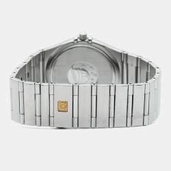 Pre Owned Omega Constellation 1512.30.00 Silver Dial Stainless Steel Women Wristwatch 33.50 mm