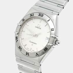 Pre Owned Omega Constellation 1512.30.00 Silver Dial Stainless Steel Women Wristwatch 33.50 mm