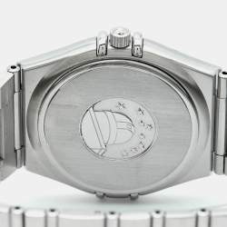 Pre Owned Omega Constellation 1512.30.00 Silver Dial Stainless Steel Women Wristwatch 33.50 mm