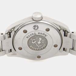 مملوكة مسبقًا Omega Seamaster Aqua Terra 2577.50 Automatic Black Stainless Steel Men's Wristwatch 29mm