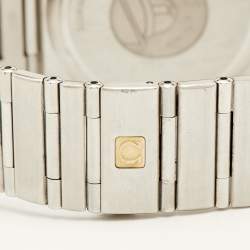 Pre Owned Omega Constellation 1512.30.00 Silver Dial Stainless Steel Women Wristwatch 33.50 mm