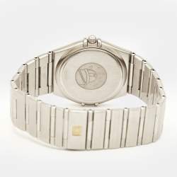 Pre Owned Omega Constellation 1512.30.00 Silver Dial Stainless Steel Women Wristwatch 33.50 mm